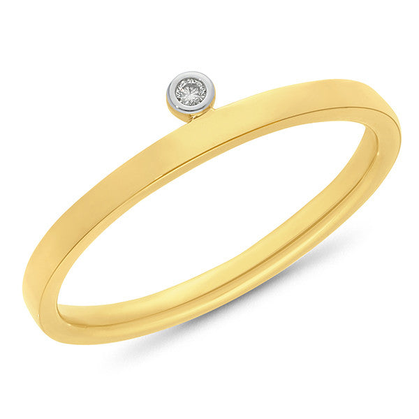 Diamond Celebration Ring in 9ct Yellow Gold