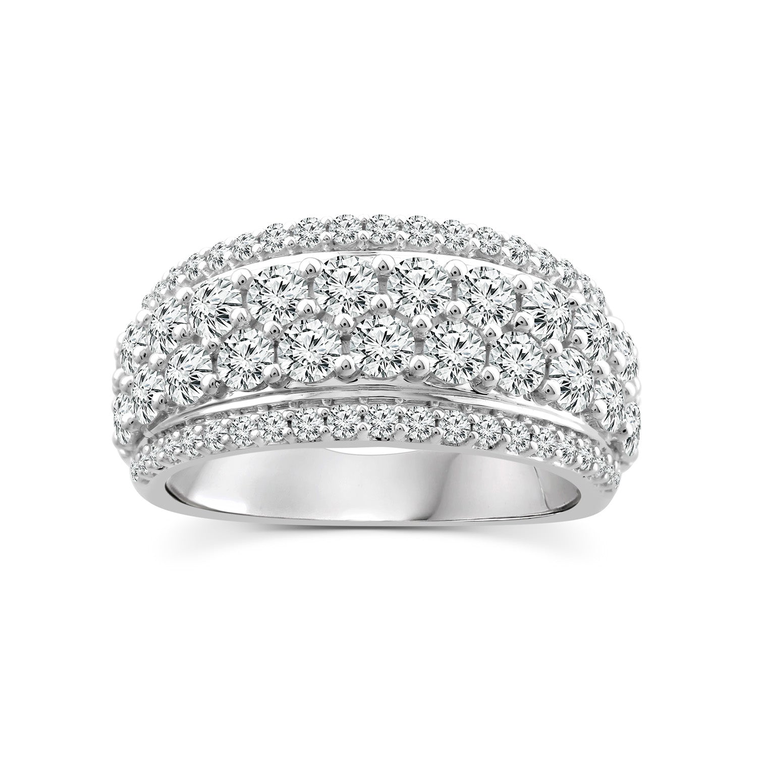 2.00ct Lab Grown Fashion Diamond Ring in 18K White Gold