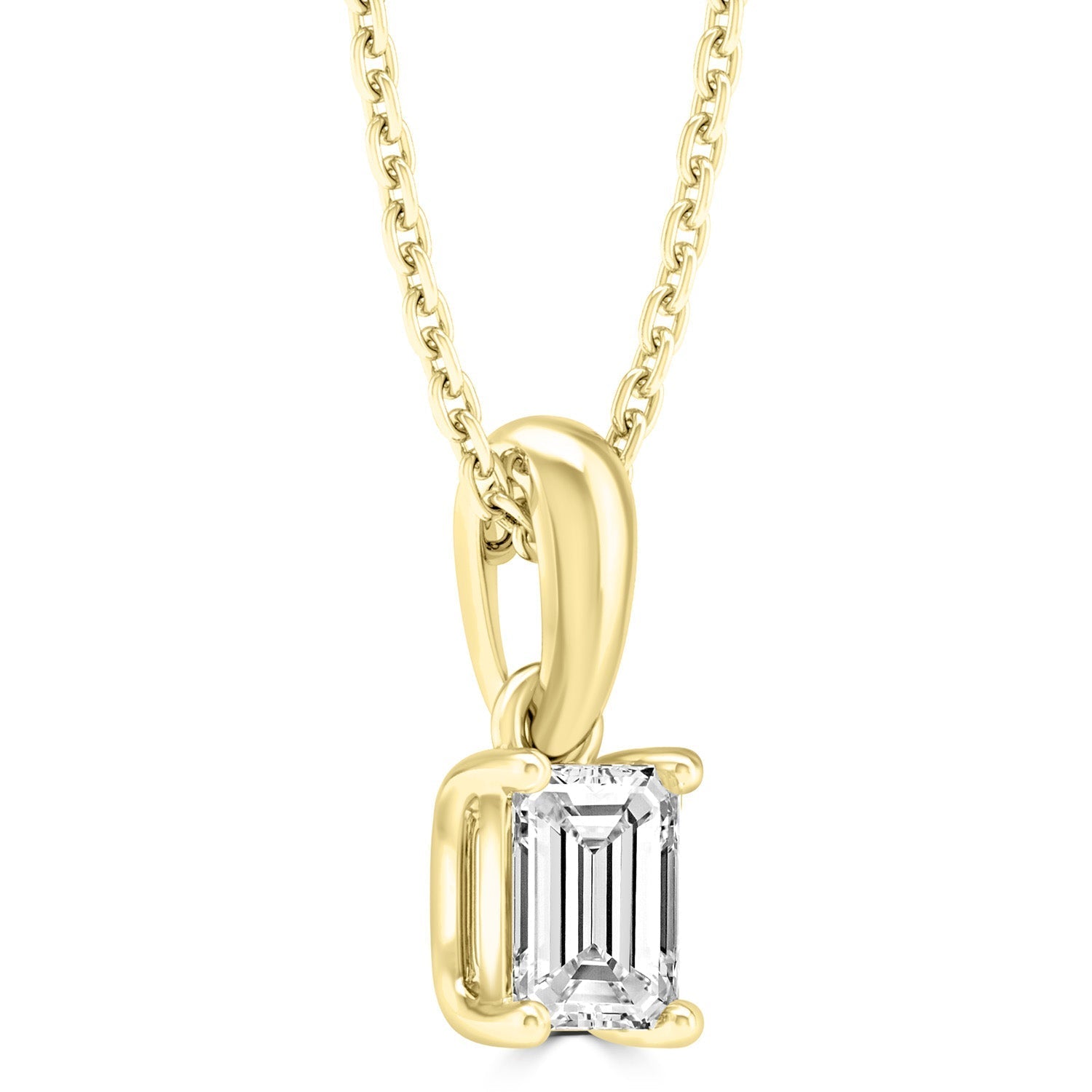 0.25ct HI I1 Diamond Pendant in 9ct Yellow Gold