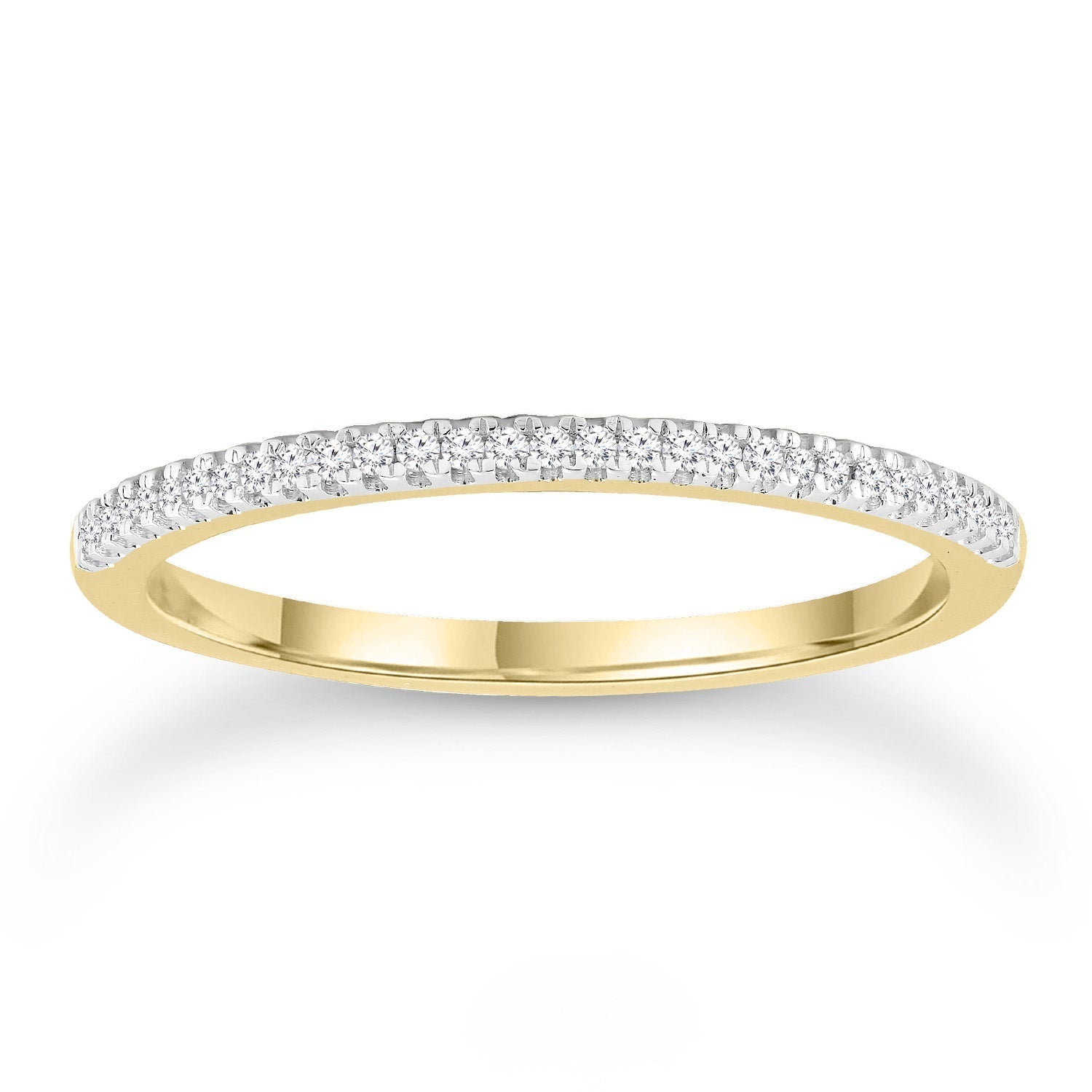 Diamond Ring with 0.08ct Diamonds in 9ct Yellow Gold